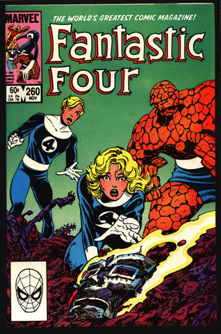 FANTASTIC FOUR 4 #260 John Byrne, Silver Surfer, Doctor Doom, Terrax, Tyros the Terrible, Thing, Human Torch, Mr Fantastic, Invisible Girl,
