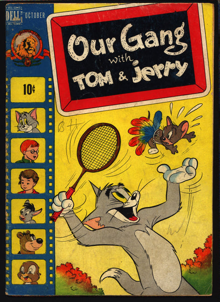 OUR GANG with Tom & Jerry #51 1948 Walt Kelly Little Rascals Buckwheat Alfalfa Dell Comics Hanna Barbera MGM Cartoons Droopy Barney Bear