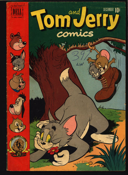 TOM and JERRY #89 1951 Dell Comics, Hanna Barbera, Cartoons, Droopy, Barney Bear,