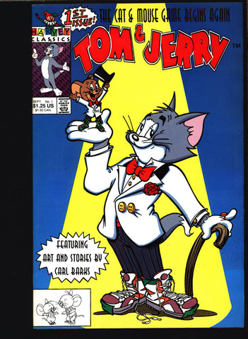 Carl Barks TOM and JERRY Vol 2  #1 1991 Harvey Classics Comics, Oscar Martin, Hanna Barbera,