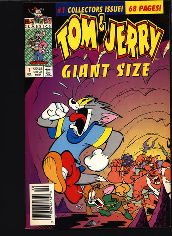 TOM and JERRY Giant-Size #1 1992 Harvey Classics Comics, Oscar Martin, Hanna Barbera,