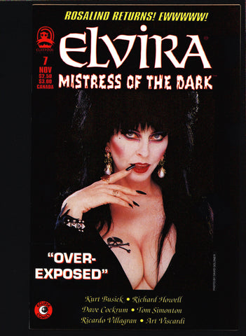 ELVIRA Mistress of the Dark #7 Claypool Comics, Kurt Busiek, Richard Howell, Dave Cockrum, Horror Fantasy TV Host