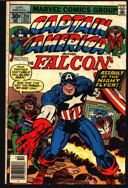 CAPTAIN AMERICA & Falcon Comics #214 Jack KIRBY, Steve Rogers,