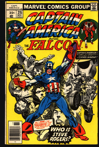 CAPTAIN AMERICA & Falcon Comics ORIGIN #215 Red Skull, Agent Sharon Carter,Bucky,Sub-Mariner,Human Torch,Thor,Iron Man,Vision,Scarlet Witch,