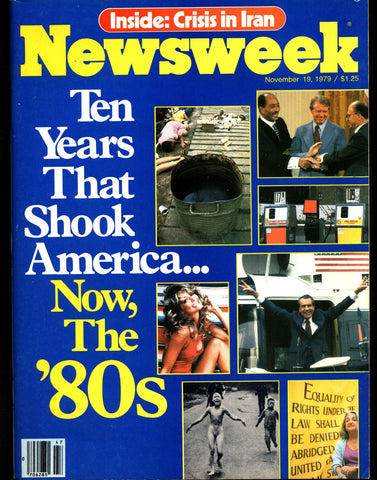 Newsweek 11/19/79 70s Retrospective Jimmy Carter, IRAN HOSTAGES, Nixon, Watergate, Tutankhamen, Steve Martin, Star Wars, Son of Sam, ERA