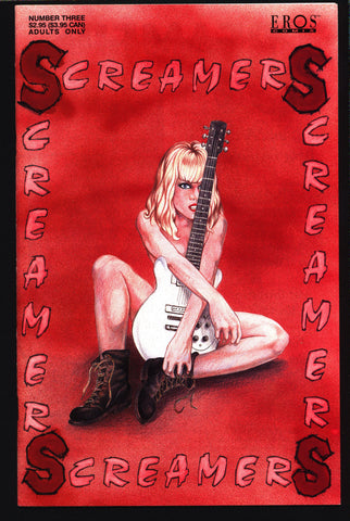 Screamers #3 Tony Fanning Sexy rock-and-roll Pin Up Comic Book Eros Comix Fantagraphics Comic Book