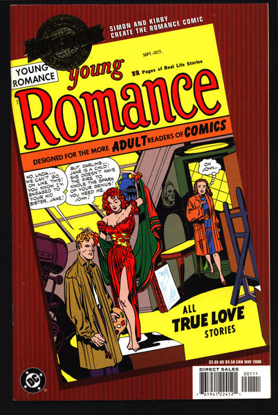 DC Comics Millennium Edition: Young ROMANCE Jack Kirby,Joe Simon,Bill Draut, Love Comic Book