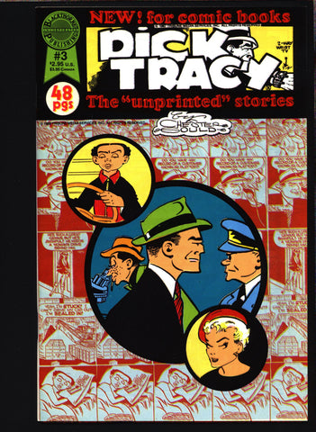 DICK TRACY Unprinted Stories #3, Chester Gould, Flat Top, crime comics,Pulp,Noir,Comic Strips, Comic Book Reprints