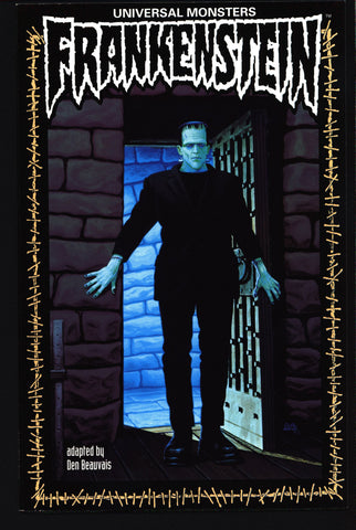 Universal Monsters: FRANKENSTEIN Boris Karloff, Den Beauvais Comic Book Based on Horror Classic James Whale Movie