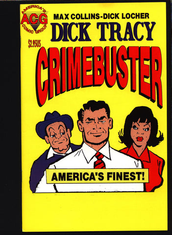 'DICK TRACY' Crimebuster #4 Chester Gould,Max Allen Collins,Dick Locher,crime comics, Pulp, Noir, Comic Strips, ACG, Comic Book Reprints