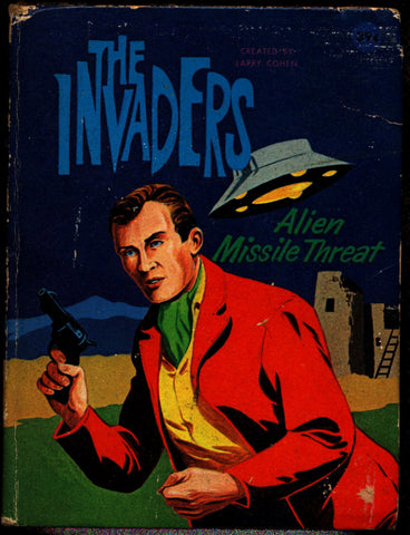 Philip K Dick, The Invaders: Alien Missile Threat, A Big Little Book, No. 2012 BLB Paul S Newman,Cult 60s Science Fiction Television Show
