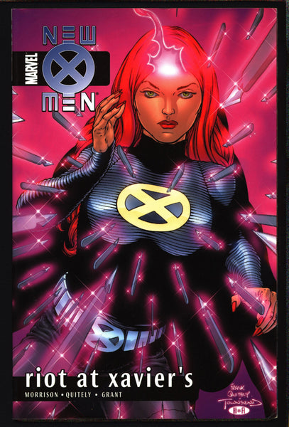 Marvel Comics, NEW X-MEN: Riot At Xaviers, Trade Paperback #4, Grant Morrison,Frank Quitely, Charles Xavier, Mutant School