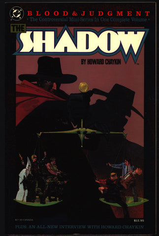 The SHADOW: Blood and Judgment, Howard Chaykin, Pulp Fiction Hero,Maxwell Grant, Lamont Cranston, DC Comics TPB