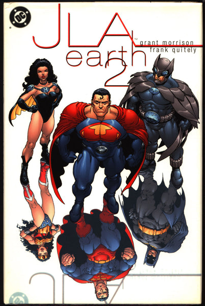 JLA: Earth 2, Grant Morrison,Frank Quitely, Silver Age,Superman,Batman,Wonder Woman,Justice Society,Justice League,DC Comics hardcover Book