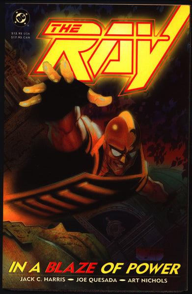 The RAY: In a Blaze of Power, Jack C. Harris, Joe Quesada, Superhero Graphic Novel, Golden Age Comics Hero