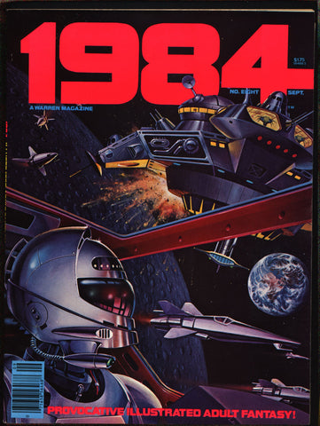 1984 #8 Warren Magazine Alex Niño,José Gonzalez,Nebres,Rich Corben,Frank Thorne,Ghita,Provocative illustrated adult fantasy