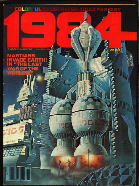 1984 #4 Warren Magazine Richard Corben,Gonzalez,Laxamana,Maroto,Nebres,Alex Niño,Ortiz,Provocative illustrated adult fantasy