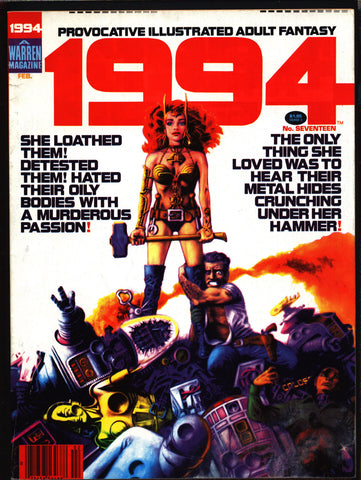 1994 #17 Warren Magazine Abel Laxamana, Alex Niño, Jose Ortiz, Frank Thorne, Ghita