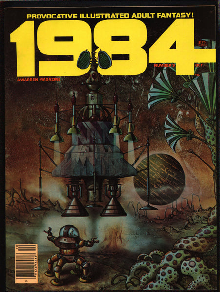 1984 #9 Warren Magazine Herb Arnold, José Gonzalez,Laxamana,Alex Niño,Frank Springer,Provocative illustrated adult fantasy