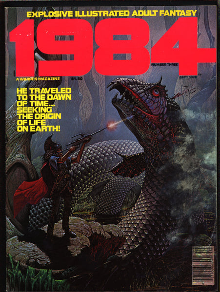 1984 #3 Warren Magazine Richard Corben, Alcala,Laxamana,Maroto,Nebres,Niño,Ortiz,Provocative illustrated adult fantasy