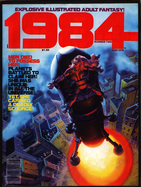 1984 #2 Warren Magazine Richard Corben,Alcala,Maroto,Nebres,Niño,Ortiz, Wally Wood,Provocative illustrated adult fantasy