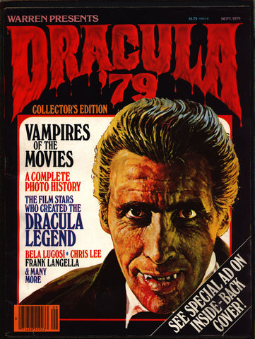 Warren Presents #5 Dracula '79 Comix Magazine, Wally Wood, Esteban Maroto, Gonzalo Mayo, Vampire Movies, Bela Lugosi, Christopher Lee