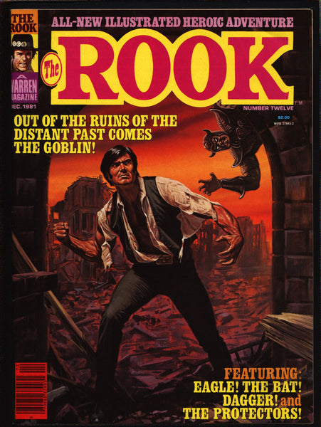 Warren Magazine, The ROOK #12, time-travel, The GOBLIN, Bill Dubay, Lee Elias, Nestor Redondo, Rudy Nebres, Bill Draut, John Severin