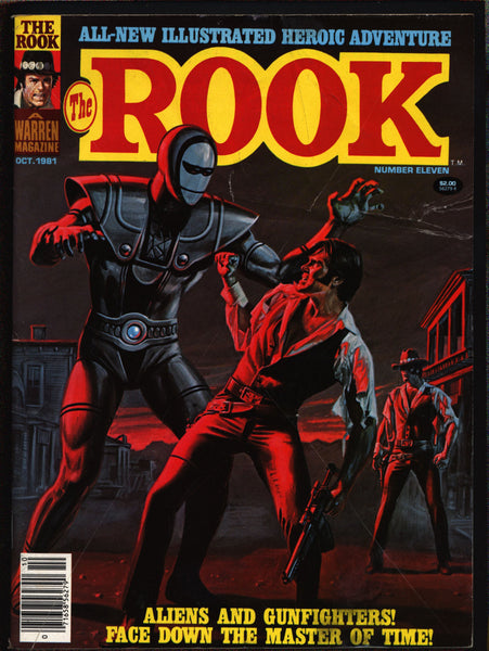 Warren Comics Magazine, The ROOK #11, time-travel, Bill Dubay, Lee Elias, Rudy Nebres, Jose Ortiz