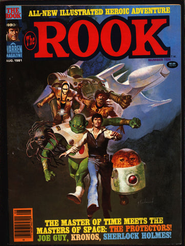 Warren Comics Magazine, The ROOK #10, time-travel, Bill Dubay, Sherlock Holmes, Anton Caravana, Lee Elias, Abel Laxamana, Rudy Nebres