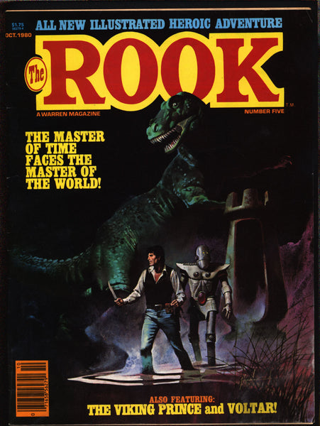 Warren Comics Magazine, The ROOK #5, time-travel, Bill Dubay, Viking Prince, Alfredo P. Alcala, Lee Elias, Jose Ortiz