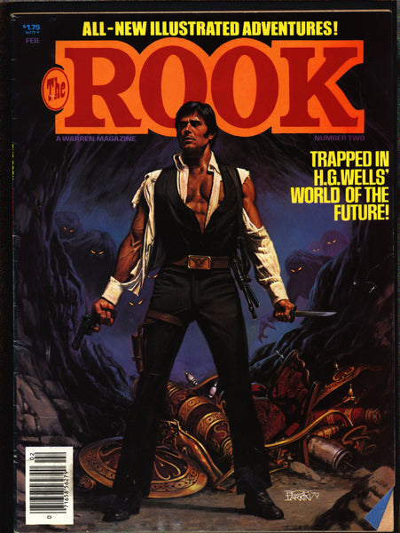 Warren Comics Magazine, The ROOK #2, H. G. Wells, time-travel, Bill Dubay, Alredo Alcala, Lee Elias, Rudy Nebres, Romeo Tanghal