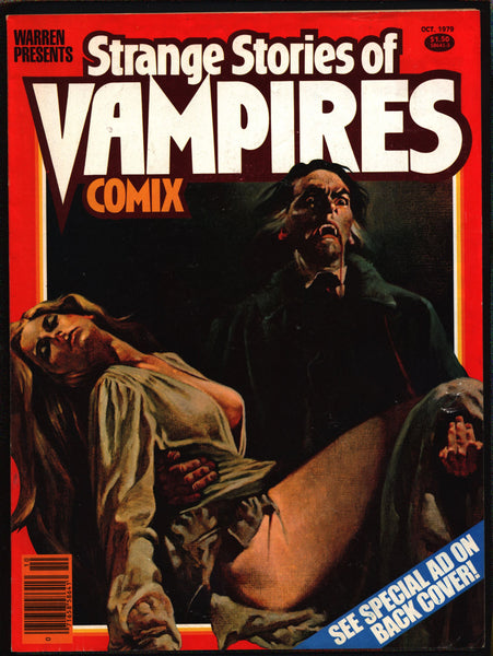 Warren Presents #10 Strange Stories Of Vampires Comix Magazine, Neal Adams, Durañona,Gonzalo Mayo,Leopold Sanchez,John Severin,Angelo Torres
