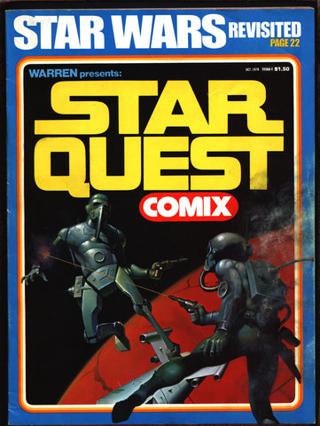 Warren Presents #3 Starquest Comix Magazine, Stars Wars,SF Movie,Fantasy,Richard Corben, Esteban Maroto,Jose Ortiz,Ramon Torrents,Paul Neary