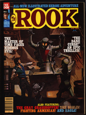 Warren Magazine, The ROOK #14, time-travel, Bill Dubay, Luis Bermejo, Lee Elias, Abel Laxamana, Rudy Nebres, Noly Panaligan, John Severin