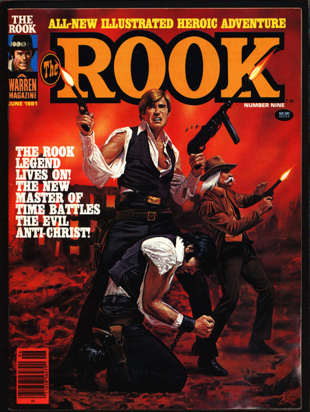 Warren Comics Magazine, The ROOK #9, time-travel, anti-Christ, Bill Dubay, Alfredo P. Alcala, Luis Bermejo, Lee Elias, Abel Laxamana