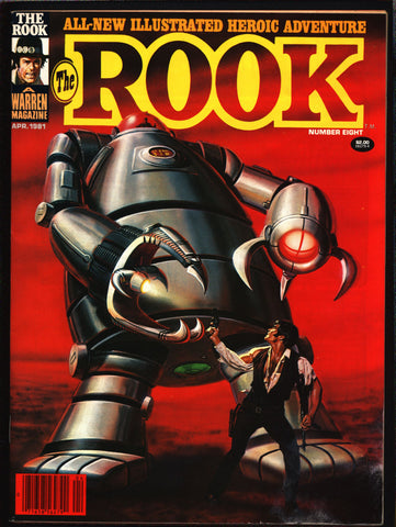 Warren Comics Magazine, The ROOK #8, time-travel, anti-Christ, Bill Dubay, Alfredo P. Alcala, Luis Bermejo, Lee Elias, Abel Laxamana