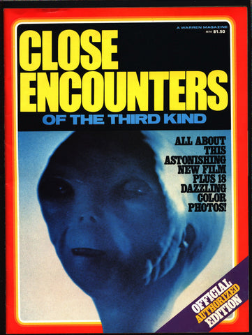 Warren Magazine, Close Encounters of the Third Kind: Official Authorized Edition, 1977 Alien Movie, Forrest J Ackerman,Steven Spielberg CE3K
