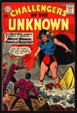 Challengers of the Unknown #34, Jack Kirby, Henry Boltinoff, 1st Multi-Woman, DC Comics,Ace Morgan,Rocky Davis,Red Ryan,Professor Hale, VG