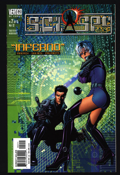 SCI-SPY #2 Doug Moench,Paul Gulacy, "James Bond in Outer Space", Science Fiction, Espionage,Illustrated Vertigo DC Comics