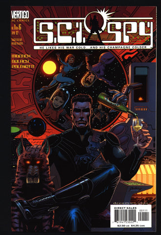 SCI-SPY #1 Doug Moench,Paul Gulacy, "James Bond in Outer Space", Science Fiction, Espionage,Illustrated Vertigo DC Comics