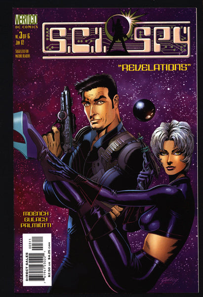 SCI-SPY #3 Doug Moench,Paul Gulacy, "James Bond in Outer Space", Science Fiction, Espionage,Illustrated Vertigo DC Comics