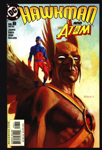 HAWKMAN #8,Hawkgirl,Legends of Tomorrow,Justice League of America,The Atom,Geoff Johns,James Robinson,Rags Morales,Illustrated,DC Comics