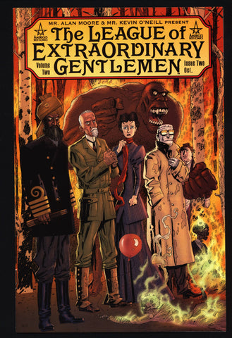 League of Extraordinary Gentlemen #2 Vol 2,Alan Moore,Kevin O’Neil,Victorian,Martian Invasion,Dr Jekyll,Mr Hyde,Mina Harker,Alan Quartermain