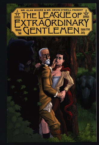 League of Extraordinary Gentlemen #5 Vol 2,Alan Moore,Kevin O’Neil,Victorian,Martian Invasion,Dr Jekyll,Mr Hyde,Mina Harker,Alan Quartermain