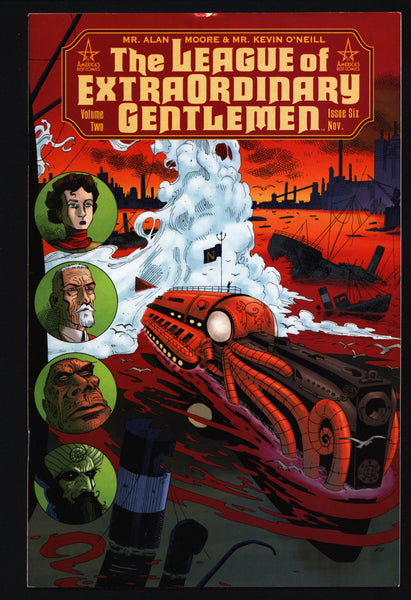 League of Extraordinary Gentlemen #6 Vol 2,Alan Moore,Kevin O’Neil,Victorian,Martian Invasion,Dr Jekyll,Mr Hyde,Mina Harker,Alan Quartermain