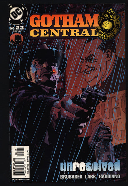BATMAN GOTHAM CENTRAL #22 Harvey Bullock, Ed Brubaker, Michael Lark,Dark Knight,Detective,Crime,Comic Book