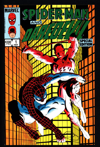 SPIDERMAN and DAREDEVIL Special #1, Frank Miller, Bill Mantlo, Mark D. Bright, Marvel, Illustrated Comic Book