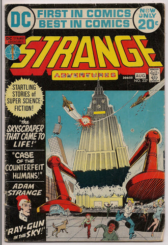 STRANGE ADVENTURES #237, Adam Strange,Gardner Fox,Sid Greene, Carmine Infantino,Illustrated Sci Fi Space Anthology