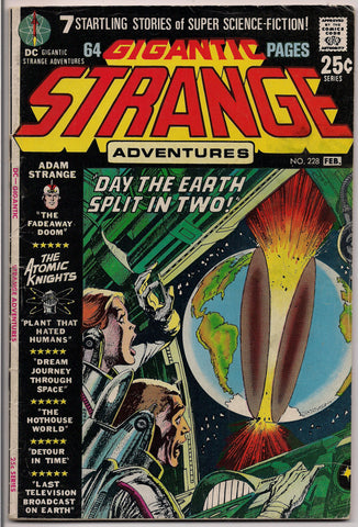 STRANGE ADVENTURES #228, Adam Strange, Atomic Knights,Gene Colan, Murphy Anderson, Sid Greene, Gil Kane,Illustrated Sci Fi Space Anthology