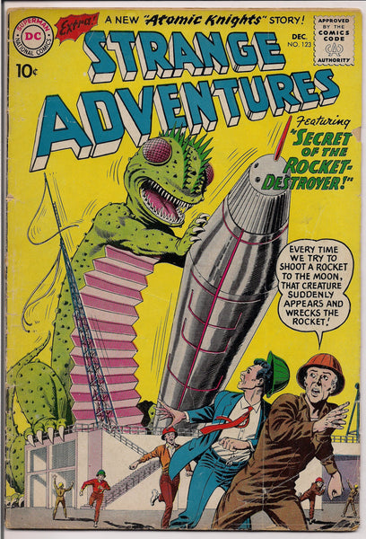 STRANGE ADVENTURES #123, 3rd Atomic Knights,Gardner Fox,John Broome,Sid Greene,Infantino,Murphy Anderson,Illustrated Sci Fi Space Anthology